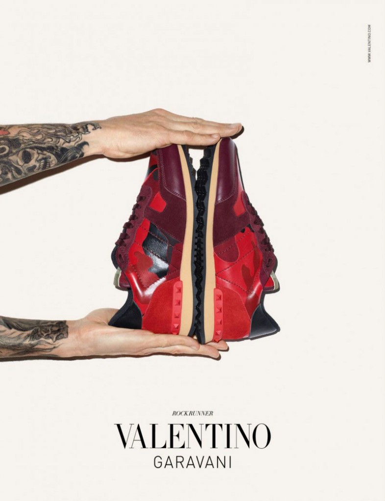 Terry Richardson 拍攝Valentino 新一季球鞋系列 2