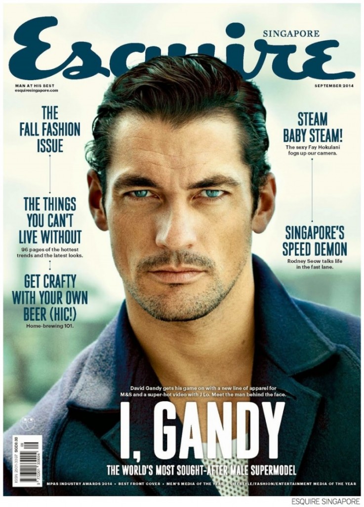 David Gandy 登上《Esquire》 新加坡版九月刊封面 3