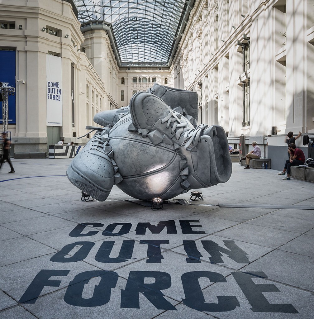 藝術家Shane Griffin 為Nike 打造巨型裝置藝術作品 2