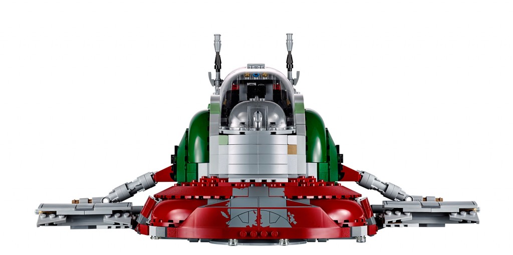 由2000塊積木組成，LEGO 帶來以《Star Wars:The Empire Strikes Back》 中Slave I Space Ship 為藍本設計的飛船模型 1