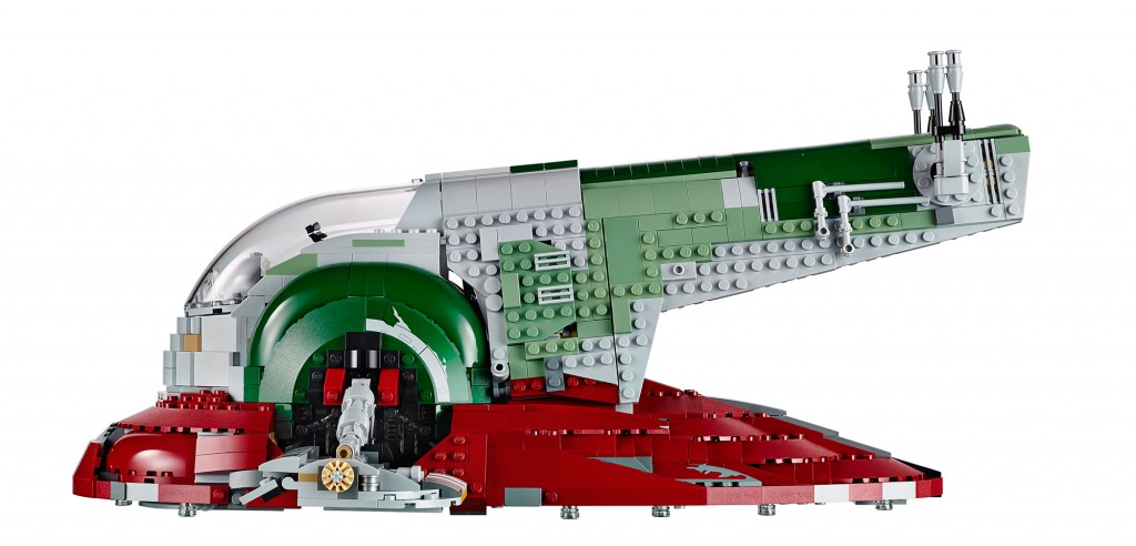 由2000塊積木組成，LEGO 帶來以《Star Wars:The Empire Strikes Back》 中Slave I Space Ship 為藍本設計的飛船模型 2