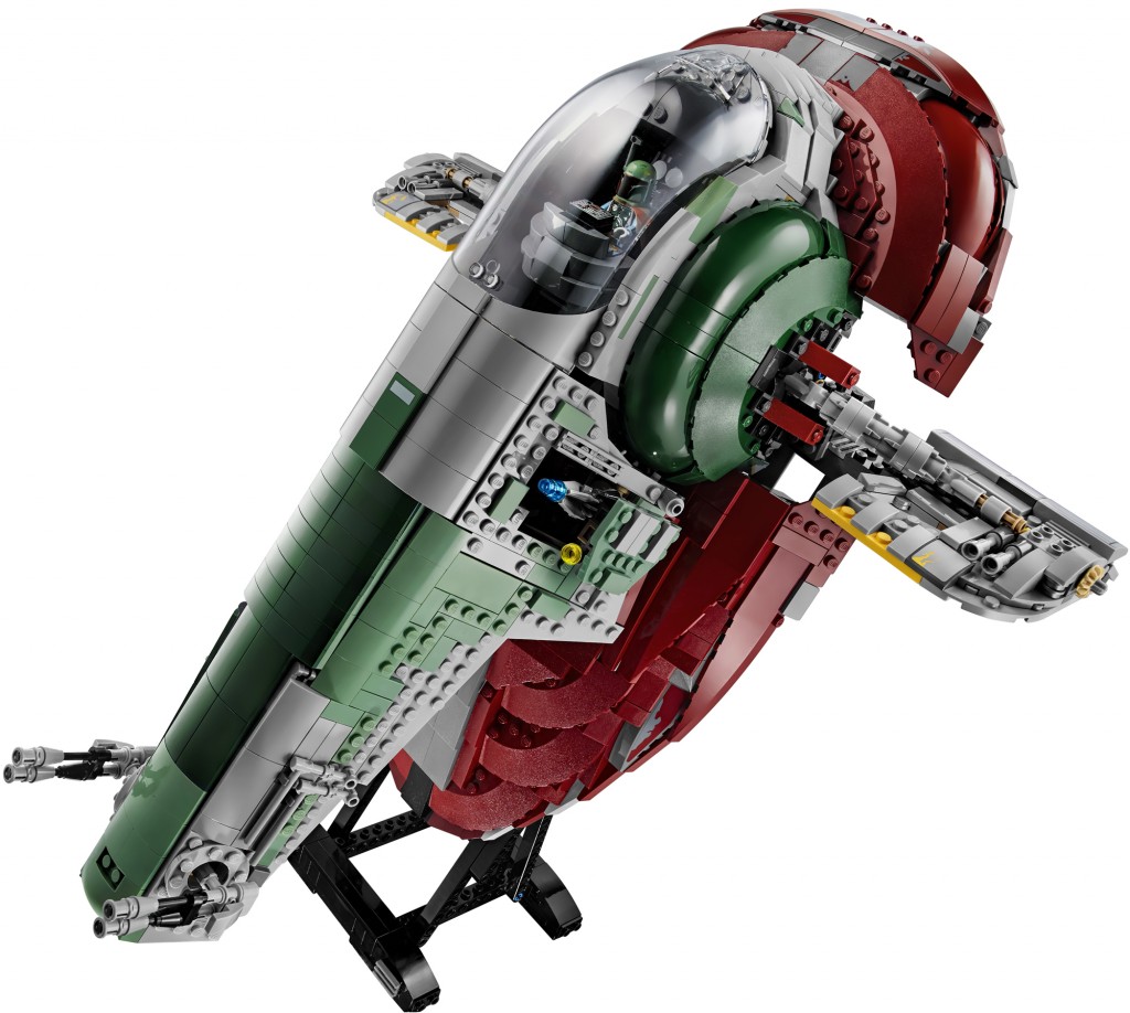 由2000塊積木組成，LEGO 帶來以《Star Wars:The Empire Strikes Back》 中Slave I Space Ship 為藍本設計的飛船模型 3