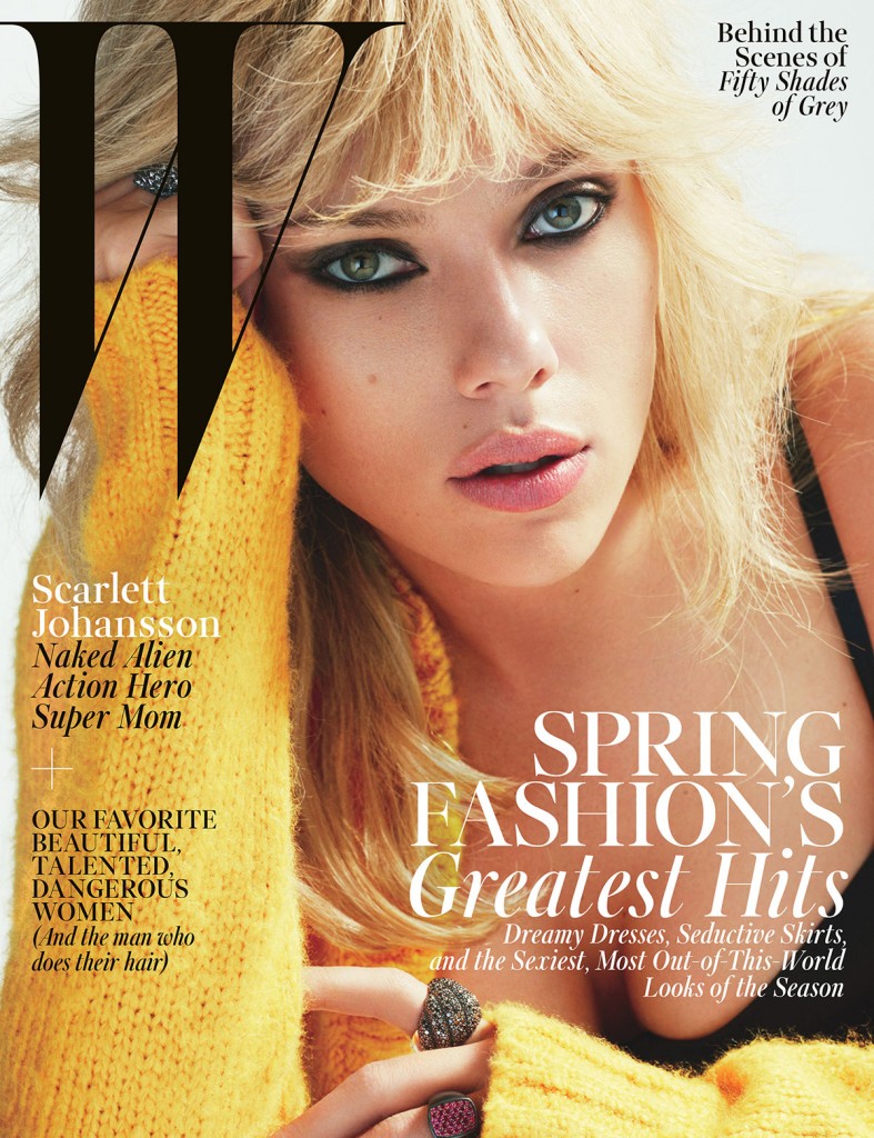 Scarlett Johansson 登上《W》3 月號封面 1