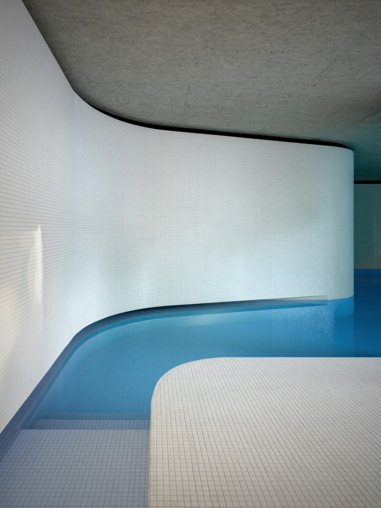 act_romegialli 設計附帶下沈式遊泳池的建築——Underground Pavilion 8