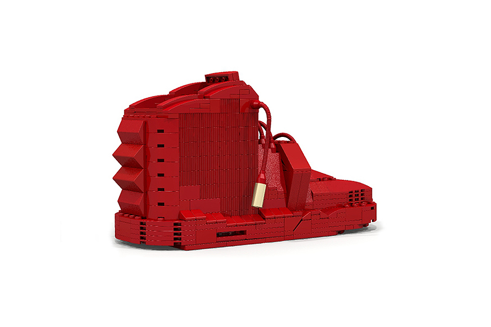 Nike Air Yeezy 2 “Red October” in LEGO 1 Nike Air Yeezy 2 “Red October” in LEGO 1
