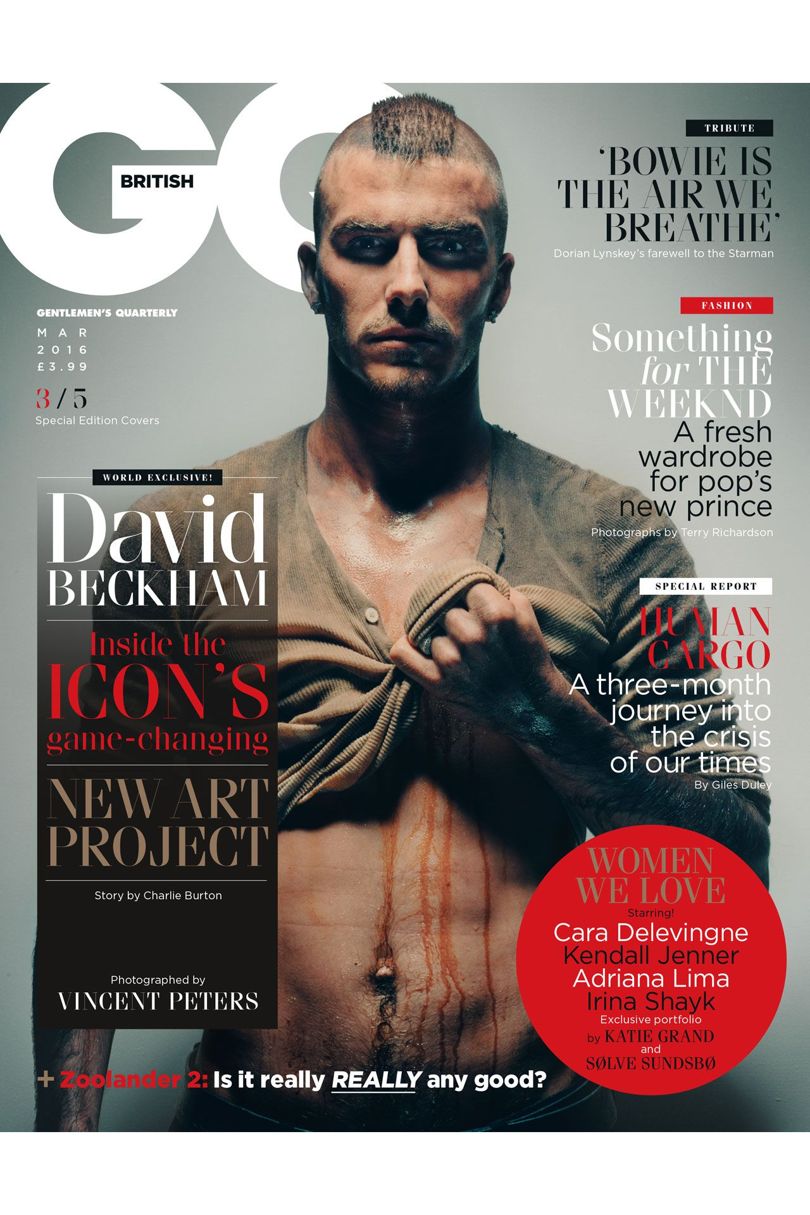 David Beckham Is On Five Different BRITISH GQ Covers 5