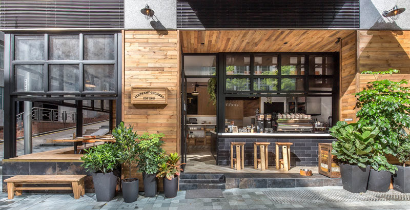 This new coffee shop in Hong Kong is designed to interact with the street 3
